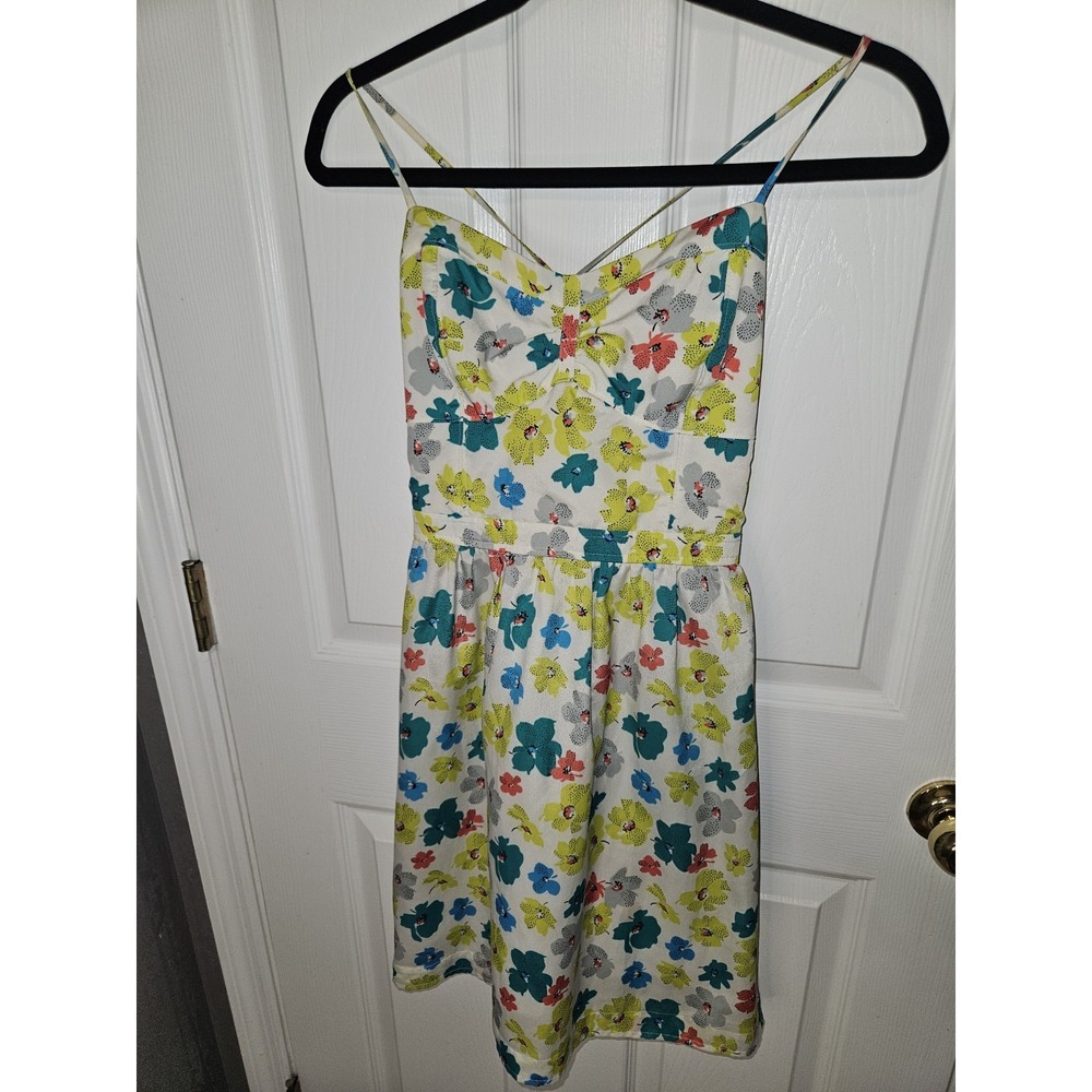 American Eagle Women's Spaghetti Strap Summer floral Flower Dress size 10